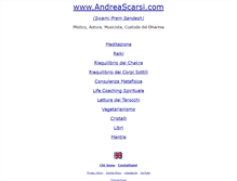 Tablet Screenshot of andreascarsi.com